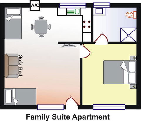 Adelaide City Fringe Serviced Apartments & Motel - Accommodation ACT 5