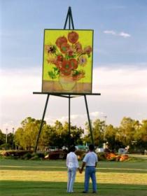 Van Gogh Sunflower Painting - Accommodation ACT 0