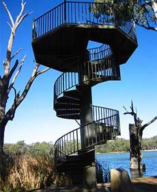 Darling And Murray River Junction And Viewing Tower - Accommodation ACT 1