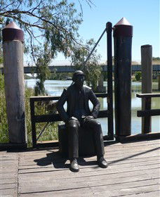 Captain John Egge Statue - Accommodation ACT 0