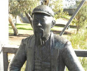 Captain John Egge Statue - Accommodation ACT 1