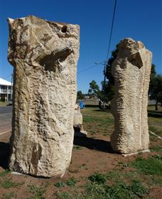 Fossilised Forrest Sculptures - Accommodation ACT 0
