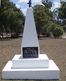 Koumala War Memorial - Accommodation ACT 1