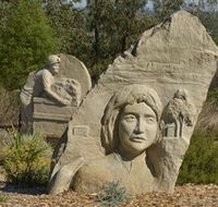 Heritage Sculptures at Pensioners Hill Lookout - Accommodation ACT