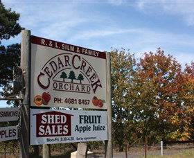Cedar Creek Orchard - Accommodation ACT 0