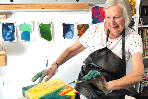 Try Pour Painting In An Artistâ€™s Studio! - Accommodation ACT 1