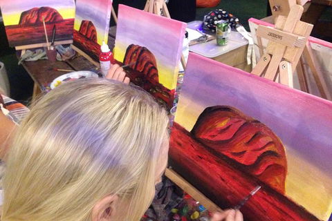Tuesday 2 For 1 Paint And Sip Art Sessions - Accommodation ACT 4