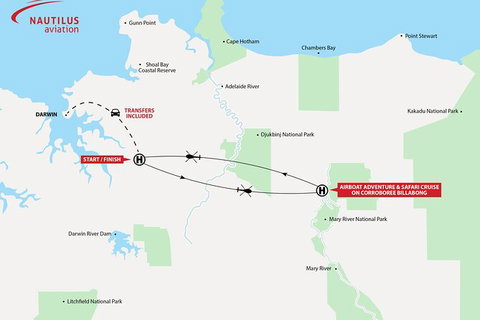 Mary River Wetlands Helicopter And Airboat Adventure From Darwin - Accommodation ACT 6