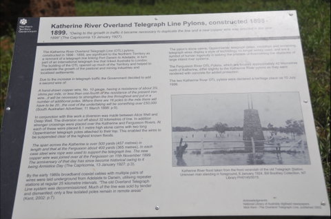 Katherine Overland Telegraph Pylons - Accommodation ACT 2