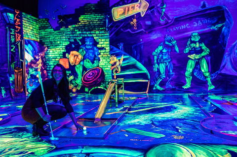Glowing Rooms 3D Mini Golf - Accommodation ACT 1