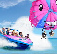 Gold Coast Tandem Parasail  V8 Jetboat Combo - 1 Location - Accommodation ACT