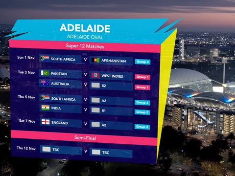 ICC Men's T20 World Cup - South Africa V Qualifier - Accommodation ACT 2