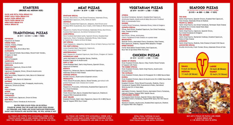 Spartans – Pizza Pastas & Ribs - Accommodation ACT 1