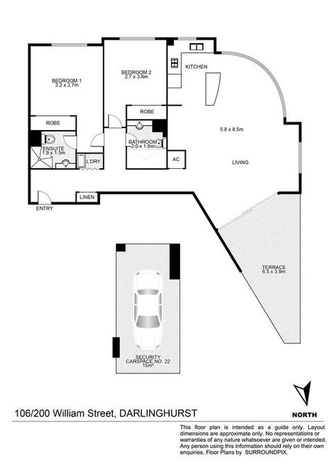Lower Bridge And Sails - Executive 2BR Darlinghurst Apartment With Balcony And Rooftop Views - Accommodation ACT 15