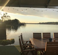 Shack built over the Murray River - Accommodation ACT