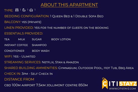 Perfectly Located Modern Apartment - Canberra CBD - Accommodation ACT 2