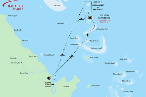 Great Barrier Reef Scenic Helicopter Tour And Cruise From Cairns - Accommodation ACT 4
