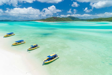 Great Barrier Reef Scenic Flight And Ocean Rafting Whitehaven Beach Day Trip - Accommodation ACT 2